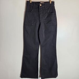 Marine Layer Black Boot Cut Pants